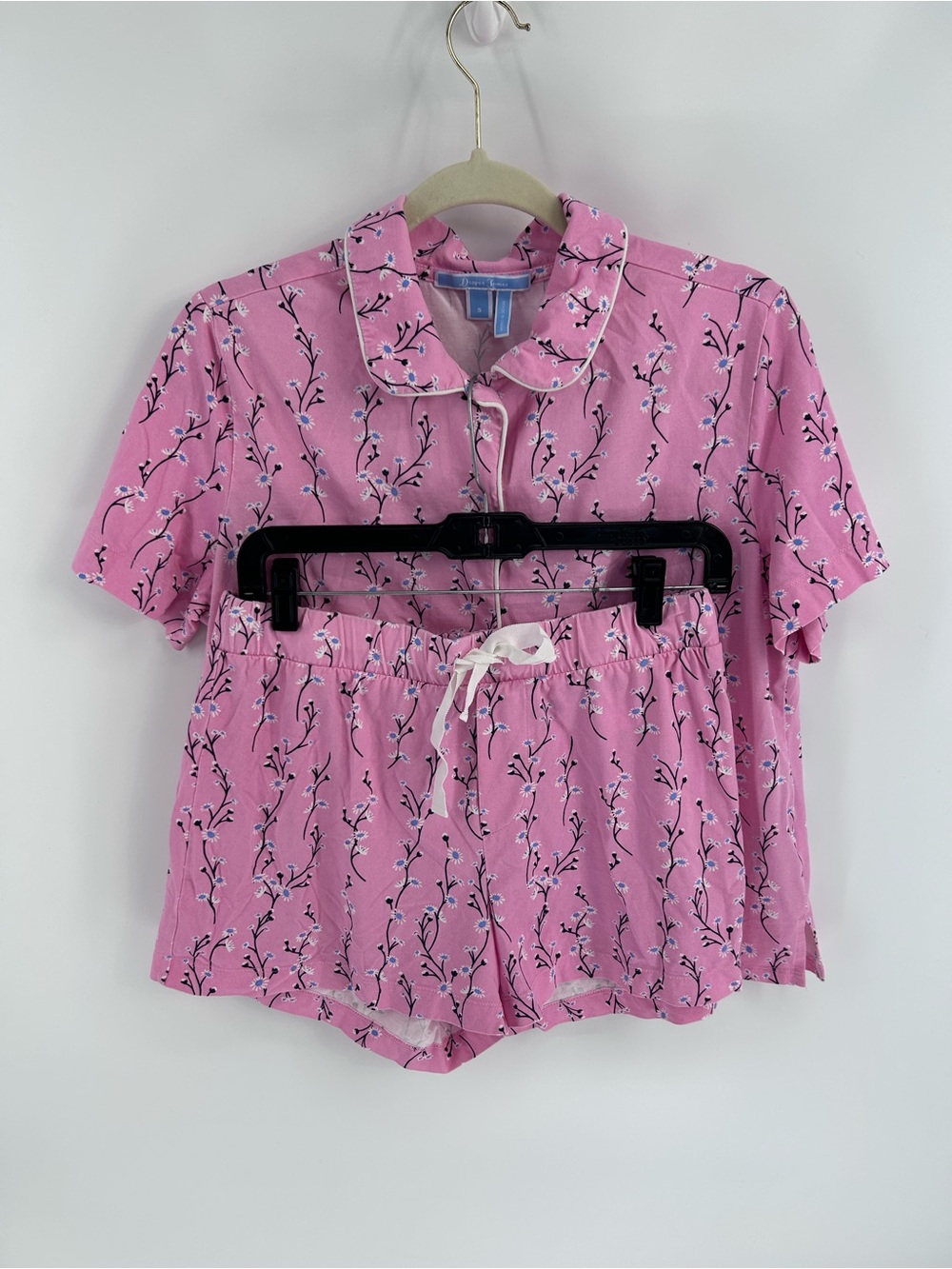 Draper James Pink Floral Pajama Shorts Set - Small